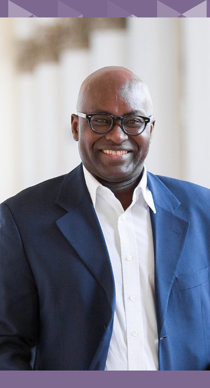 Bildekollasj av Achille Mbembe, Sindre Bangstad og Moumita Sen.