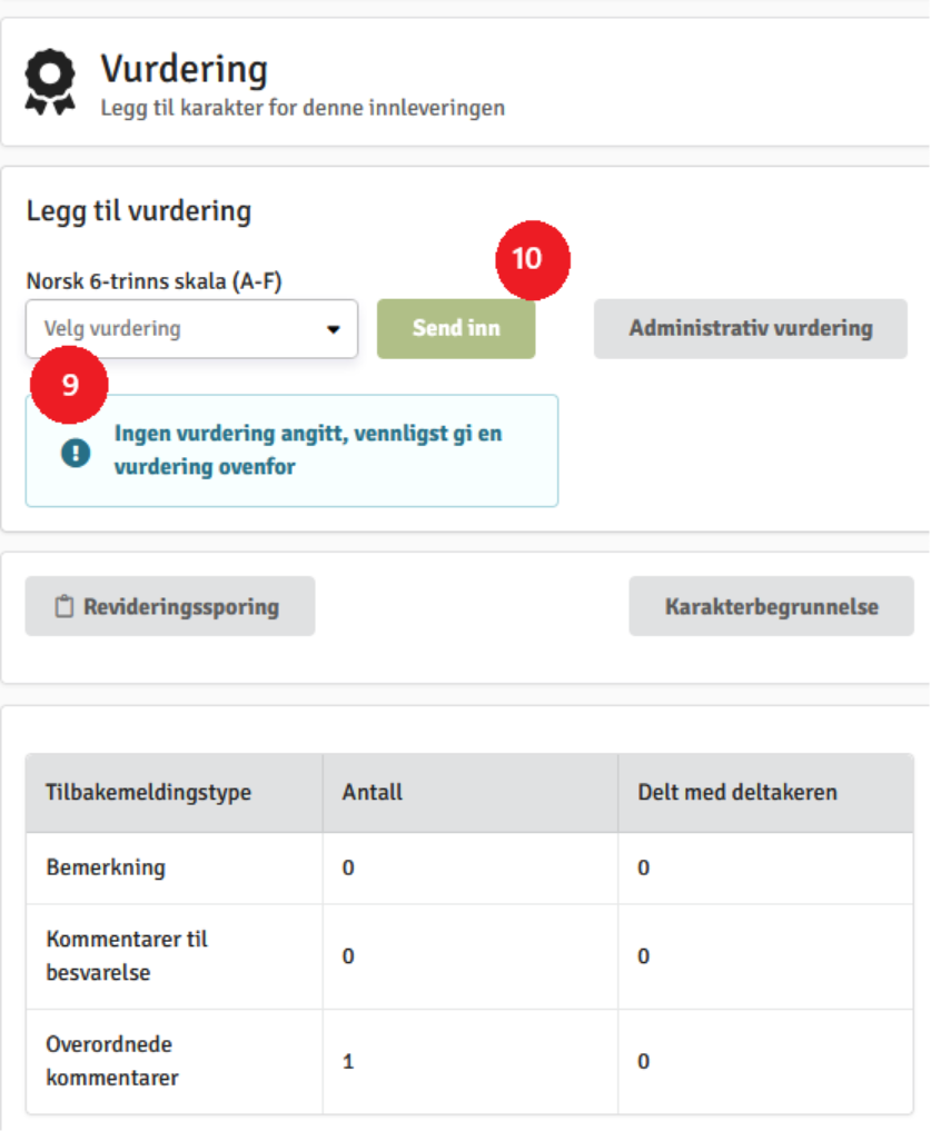 Skjermbilde fra WISEflow