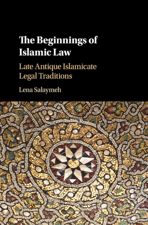 A book cover for "The Beginnings of Islamic Law."