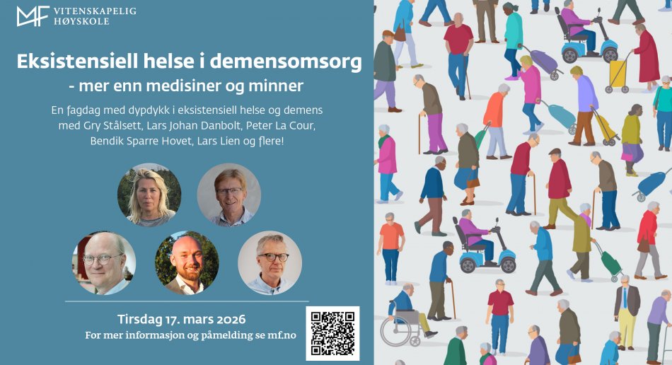 Fagdag om eksistensiell helse i demensomsorg