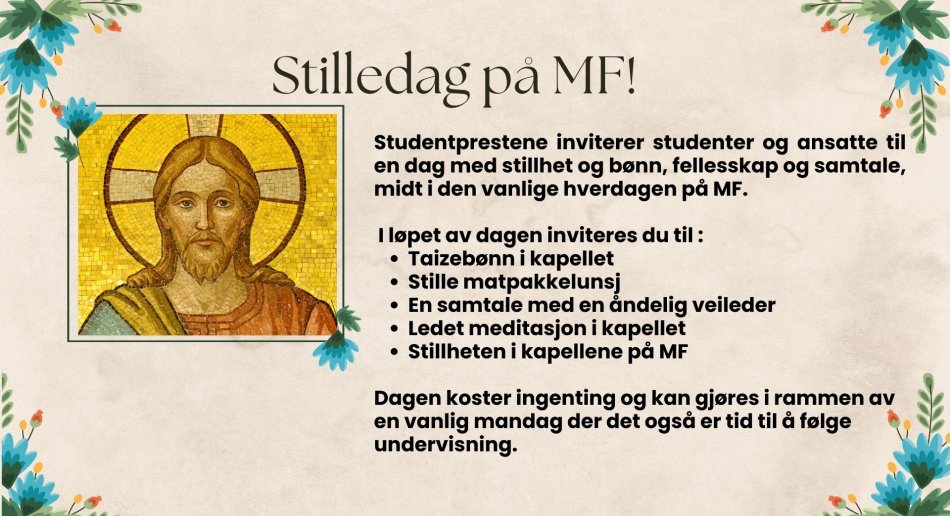 Stilledag på MF