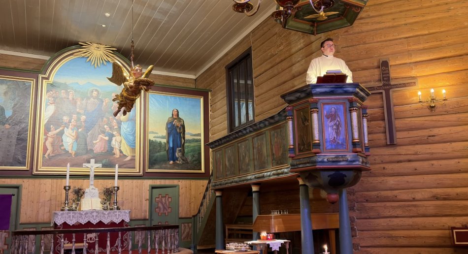 Vegard Tysseland på talerstolen