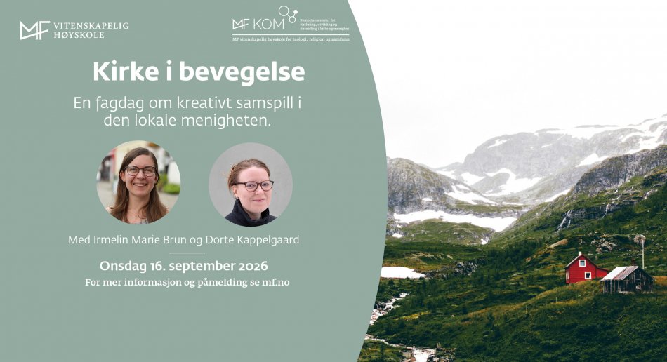 Kirke i bevegelse, fagdag 16.9