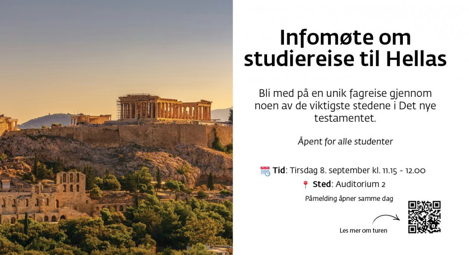 Infomøte om studiereise til Hellas