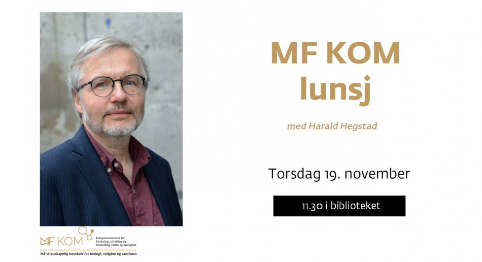 MF KOM lunsj med Harald Hegstad