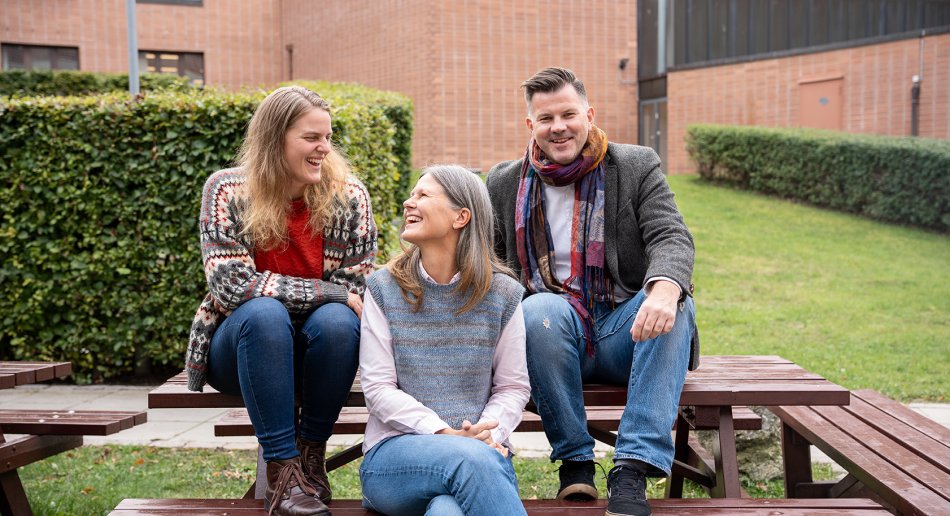 Solvor Mjøberg Lauritzen, Astrid Sandsmark og Knut Tveitereid.