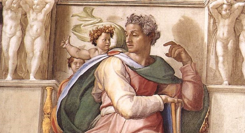 Fra det sixtinske kapell - Jesaja av Michelangelo