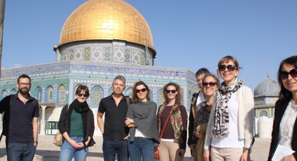 Gruppebilde i Jerusalem 