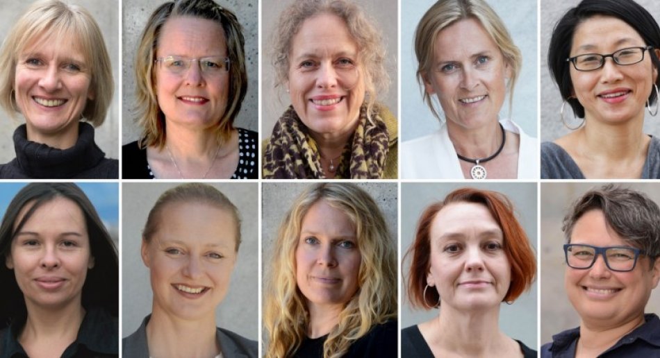 Claudia Lenz, Kristin Joachimsen, Kristin Aavitsland, Janicke Heldal, Tone Stangeland Kaufman, Tatjana Schnell, Iselin Frydenlund, Liv Ingeborg Lied, Trine Anker og Marion Grau