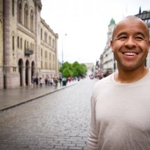 Student foran Stortinget