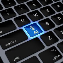 tastatur med AI-knapp